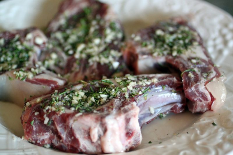 Grilled Goat Chops with Winter Savory and Garlic Primal Palate Paleo Recipes