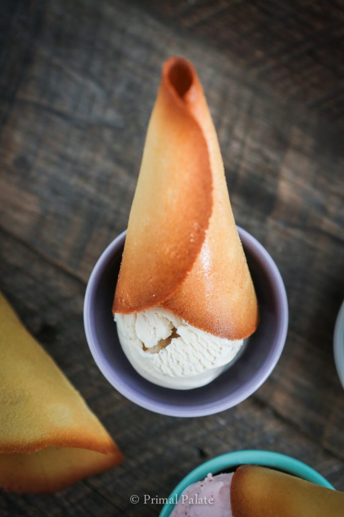 GrainFree Sugar Cones Primal Palate Paleo Recipes