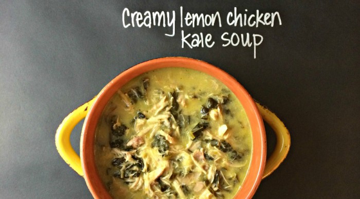 ... Paleo Creamy Lemon Chicken Kale Soup - Primal Palate | Paleo Recipes