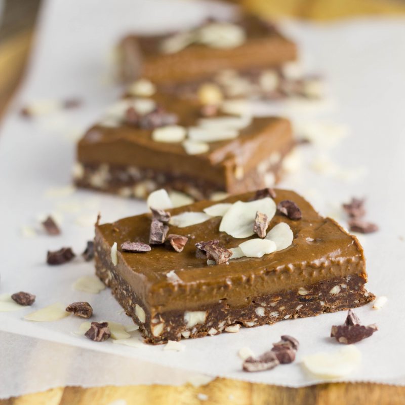 Raw Chocolate Mousse Brownie Primal Palate Paleo Recipes