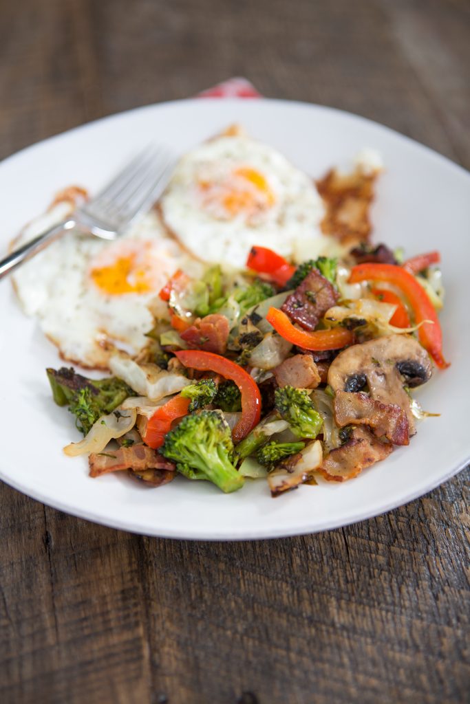 Breakfast Bacon StirFry Primal Palate Paleo Recipes