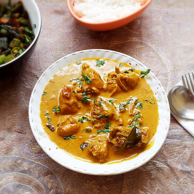 Chicken coconut curry recipe – Chicken with coconut milk and spices ...