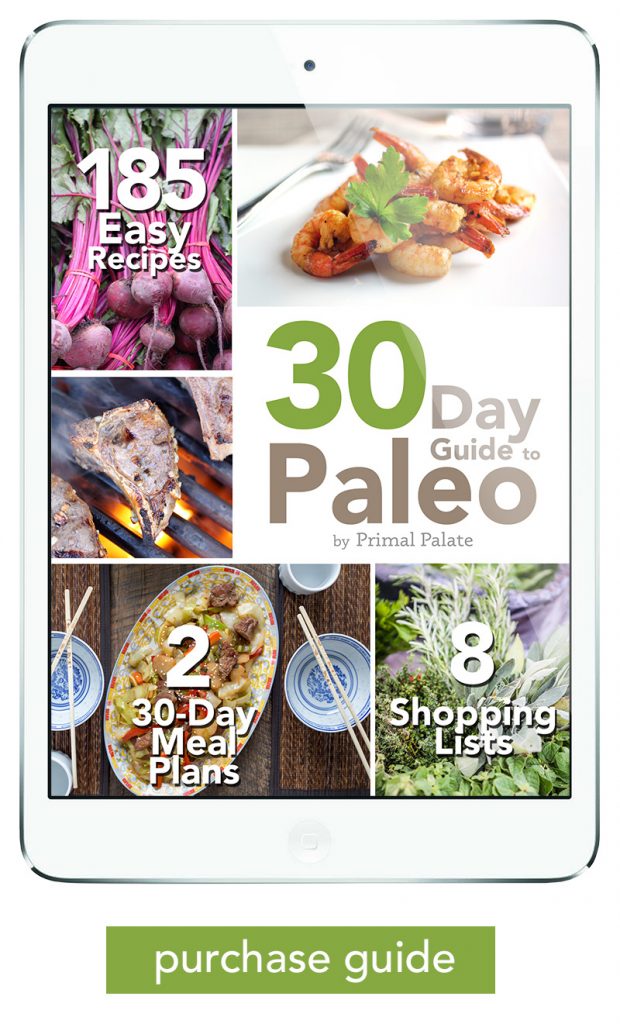 30 Day Guide to Paleo meal Plan - ipad low res purchase guide