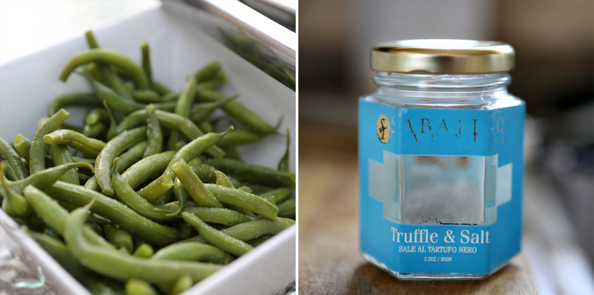 Garden Green Beans With Truffle Salt Primal Palate Paleo Recipes