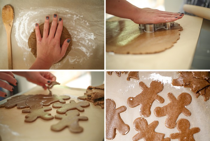 Paleo Gingerbread Men - Process