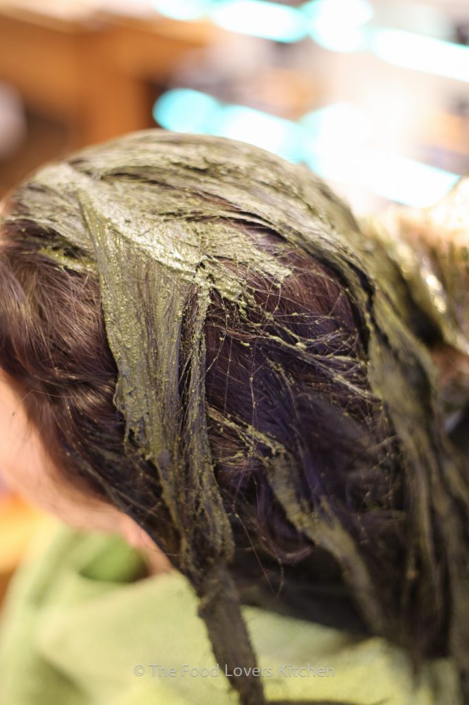 Henna Hair Close Up