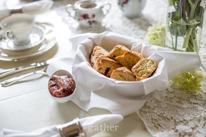 Paleo Scones with Apple Butter