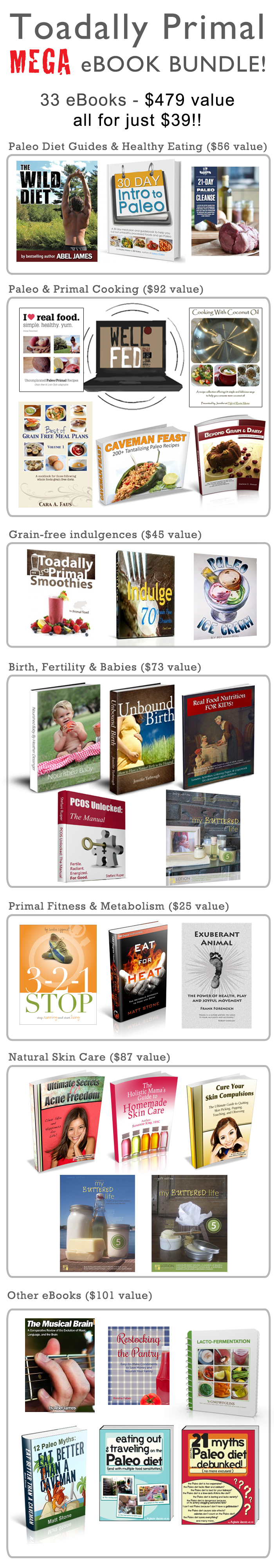Primal Toad Ebook Bundle