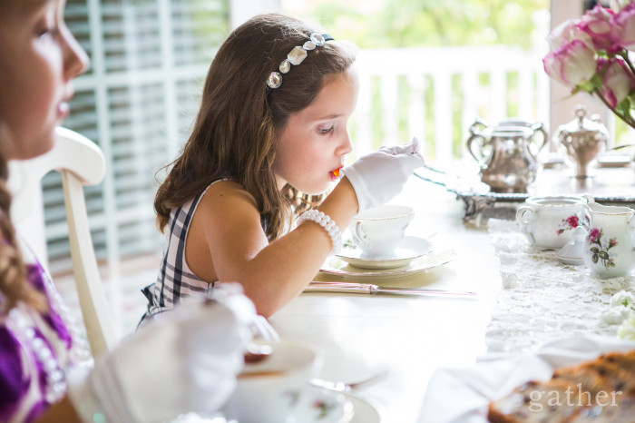 little girls tea party