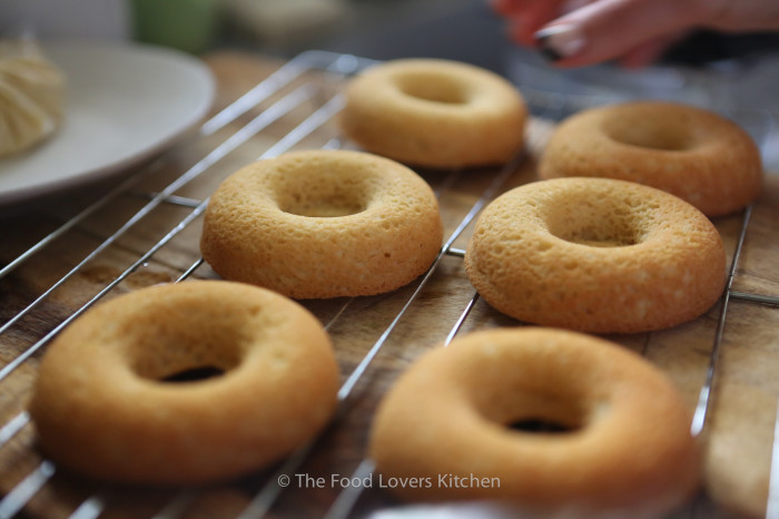 paleo glazed and chocolate donuts