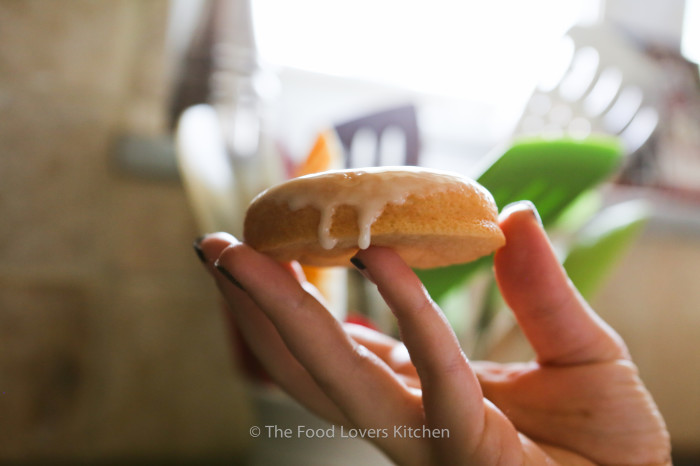 paleo glazed and chocolate donuts