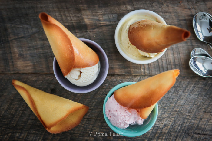 paleo ice cream cones