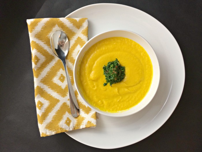 AIP saffron carrot soup