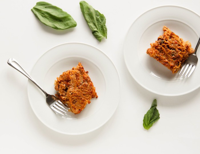 Baked spaghetti squash