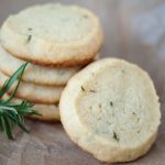 Paleo shortbread rosemary cookies