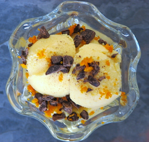 Primal Family Eats Mandarin Orange Sherbet