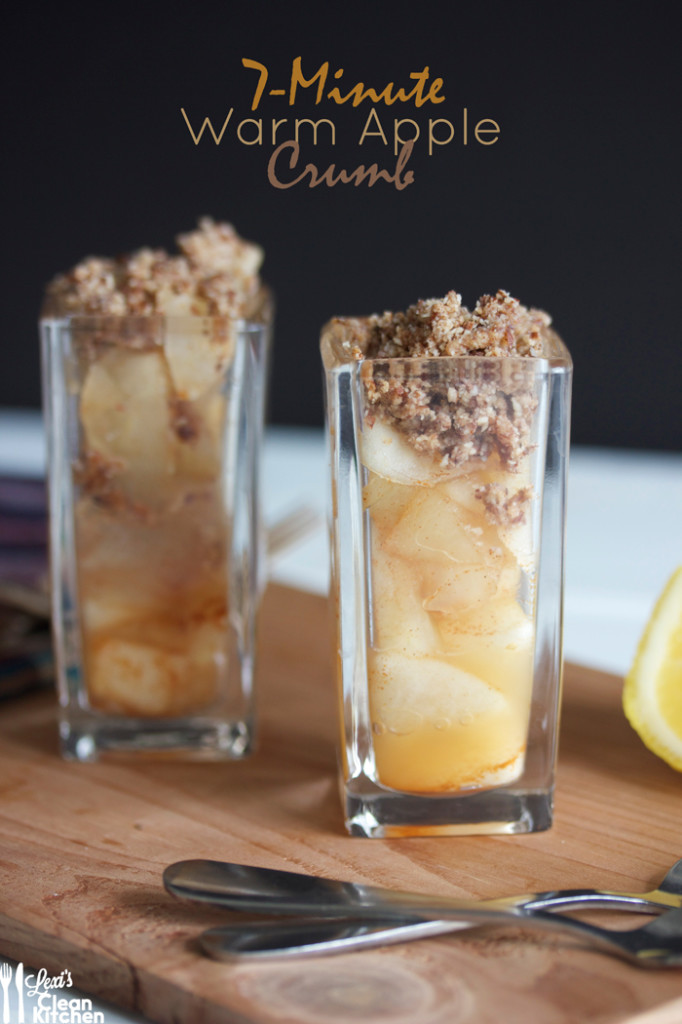 Paleo Warm Apple Crumble