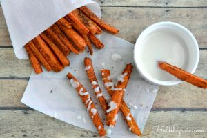 Cinnamon Carrot Fries 