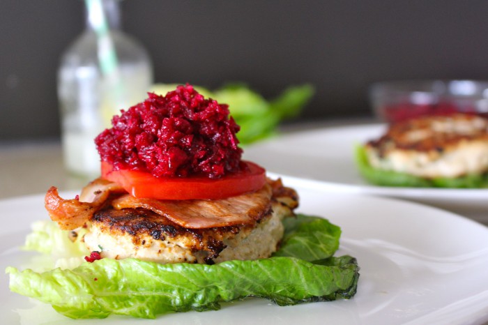 Tasty Chicken and Bacon burgers