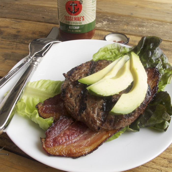Garlicky Bacon & Avocado Burger