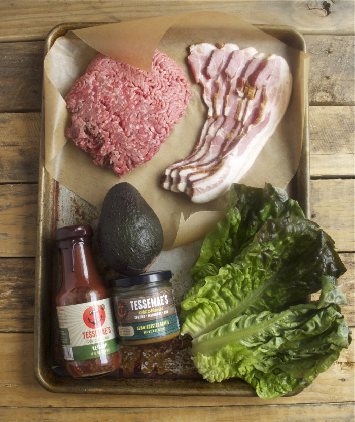 Garlicky Burger Ingredients