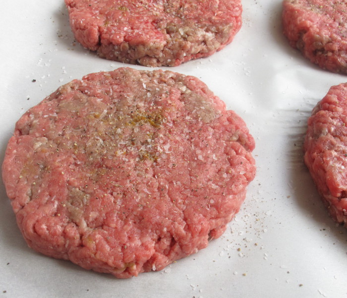 Garlicky Burger Prep