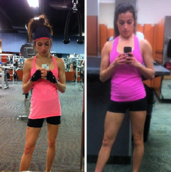 Meg before and after