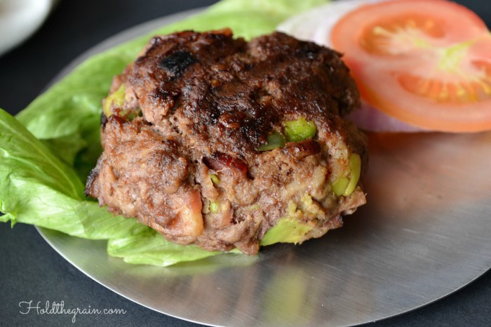 Bacon Avocado and Jalapeno Burgers