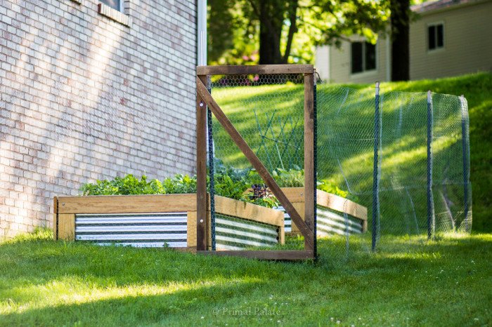 Raised garden bed for Permaculture Gardening