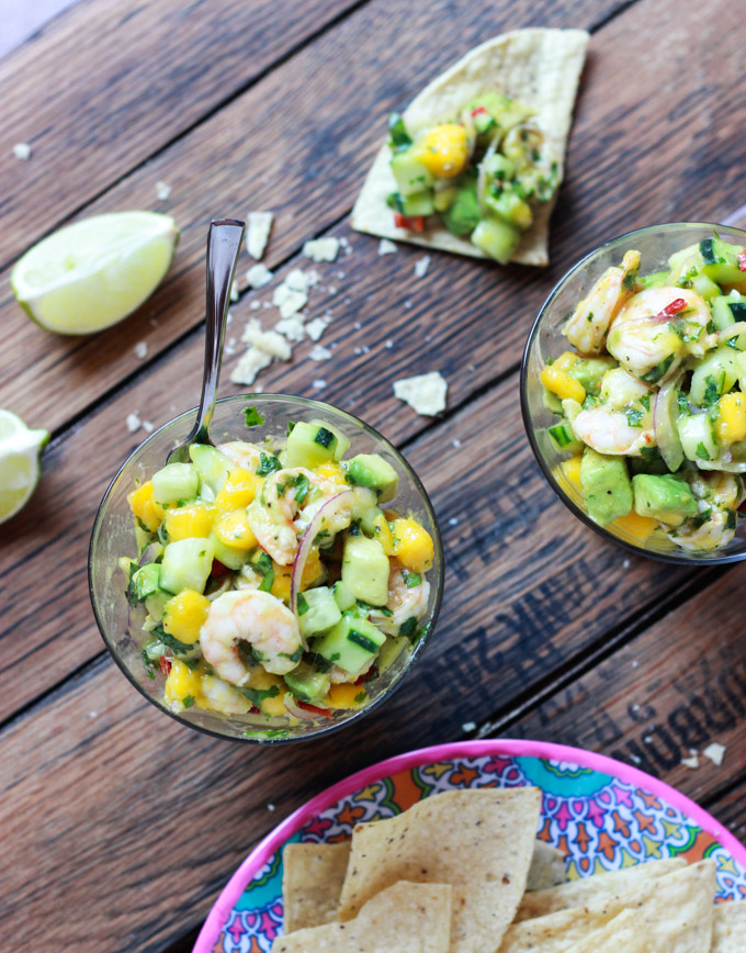 Shrimp Salad with Mango and Avocado