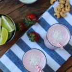 Strawberry Coconut Lime Smoothie