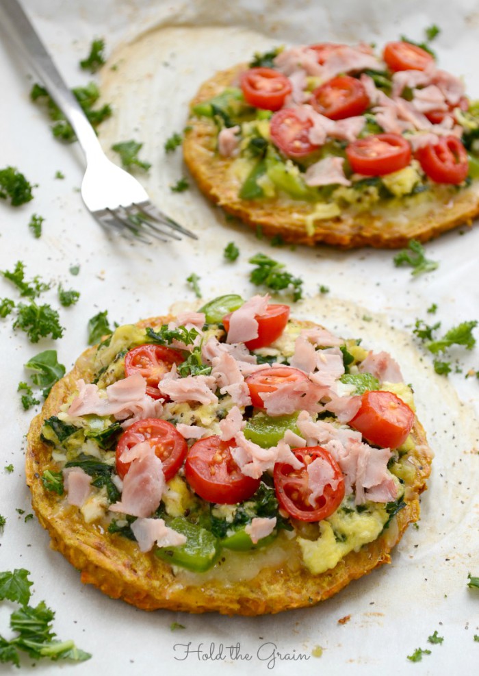 Paleo breakfast pizza