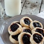Paleo Blueberry Thumbprint Cookies