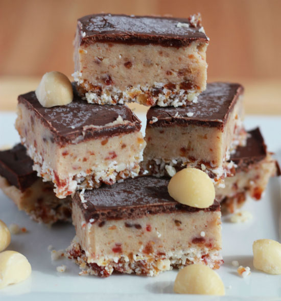 Paleo Raw Caramel Slice