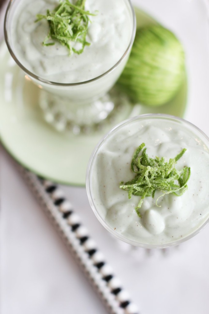 Avocado Coconut and Lime Smoothie