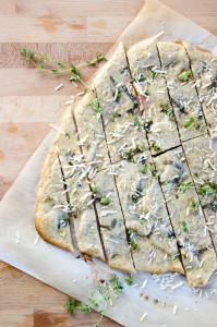 Grain free garlic flat bread