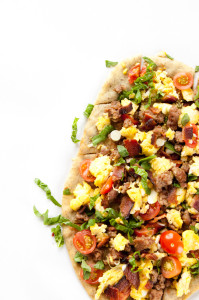 Paleo breakfast pizza