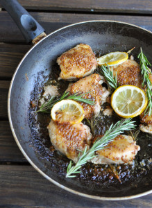 Lemon Rosemary Chicken Thighs