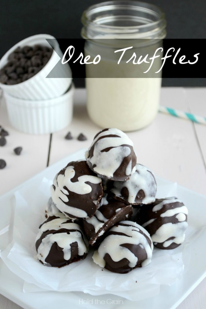 Oreo Truffles hold the grain