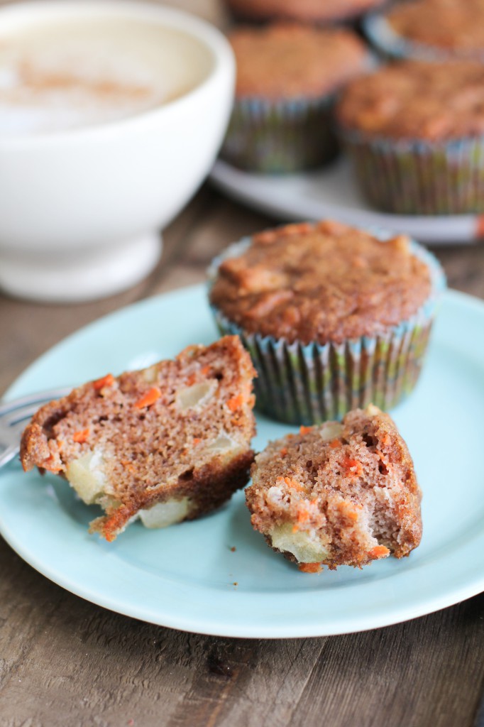 Carrot and Apple Spice Muffins