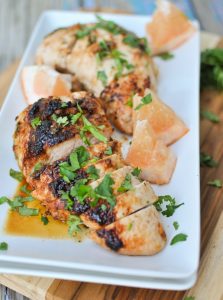 Grapefruit Glazed Turkey Tenderloin