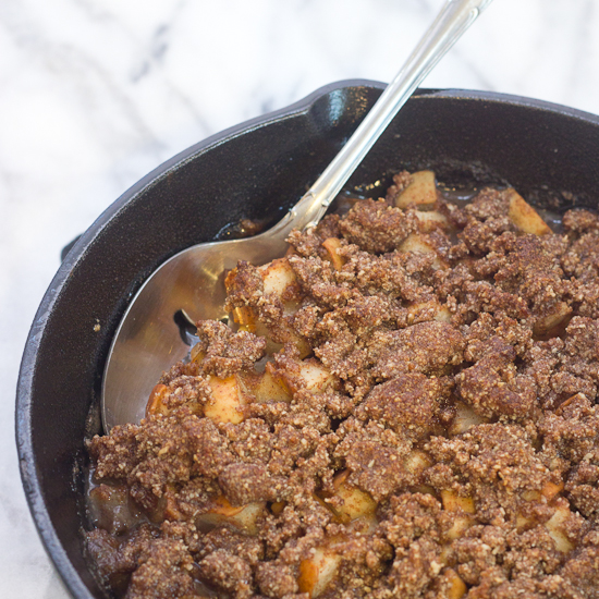 Paleo Apple pear crisp