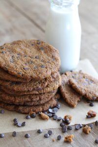 paleo Jumbo pumpkin chocolate chip cookies