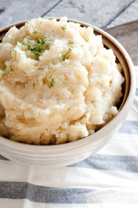 Mashed Parsnips and Turnips