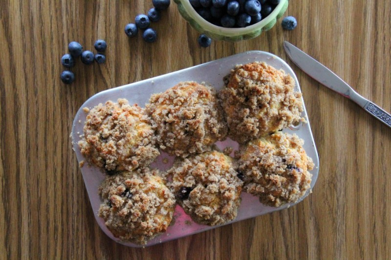 Grain-Free and Gluten-free Blueberry Muffins