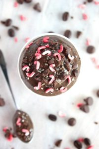 Whipped Peppermint Mocha Chia Pudding