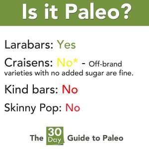 Is it paleo snacks