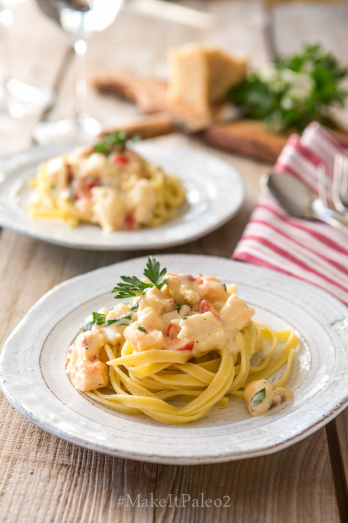 Make It Paleo 2 -Lobster Fettuccine Alfredo
