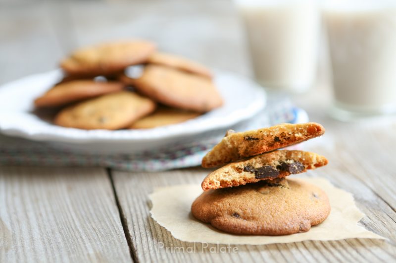 Nut-free Paleo Chocolate Chip Cookies