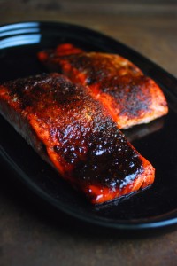 Oven Roasted BBQ Salmon